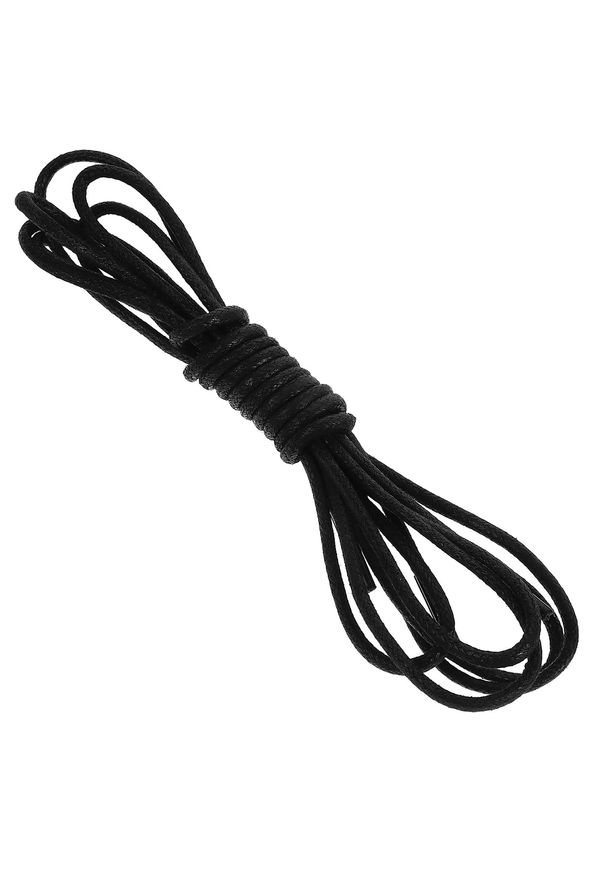 60 Cm Siyah Mumlu Klasik Ayakkabı Bağcığı