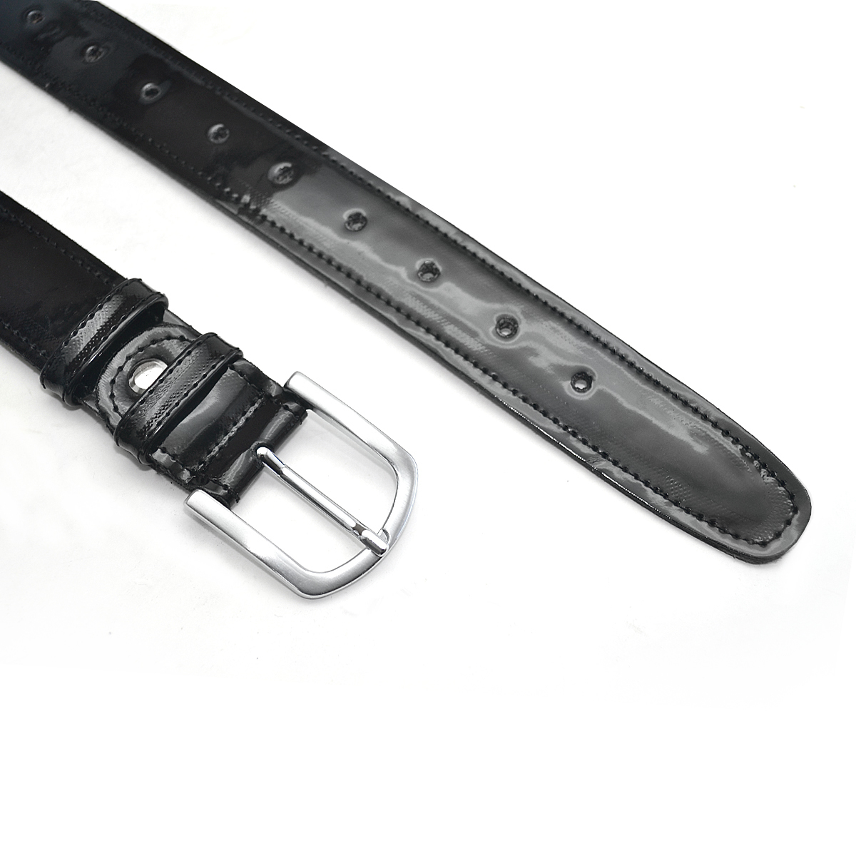 Rakerplus Siyah Rugan 3,5cm Erkek Çocuk Kemeri (85-110cm)