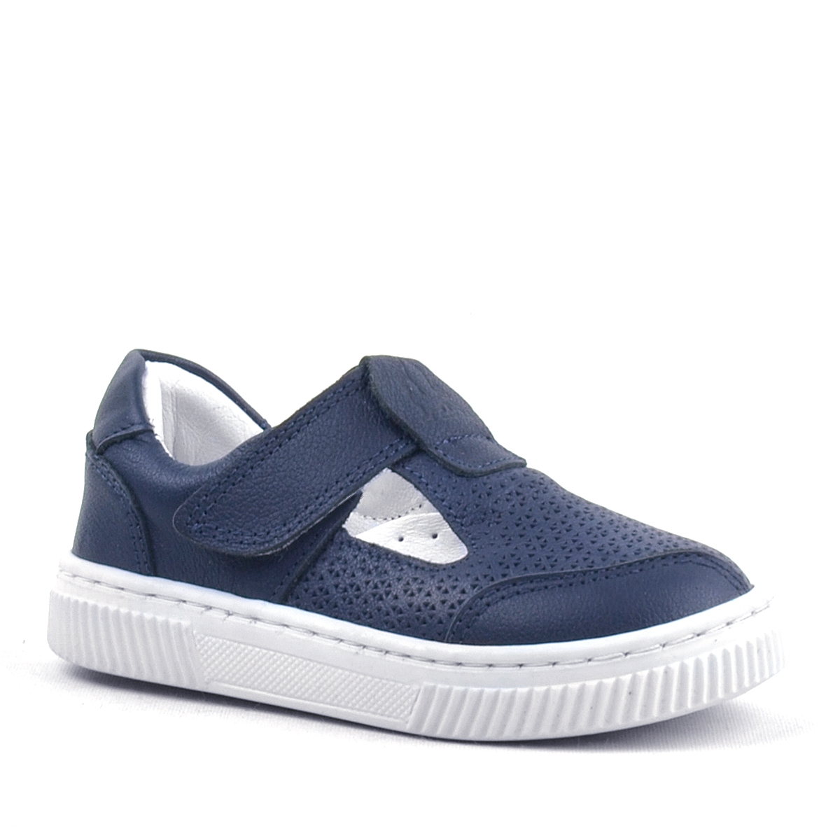 Rakerplus Bheem Hakiki Deri Lacivert Cırtlı Bebek Sneaker Sandalet